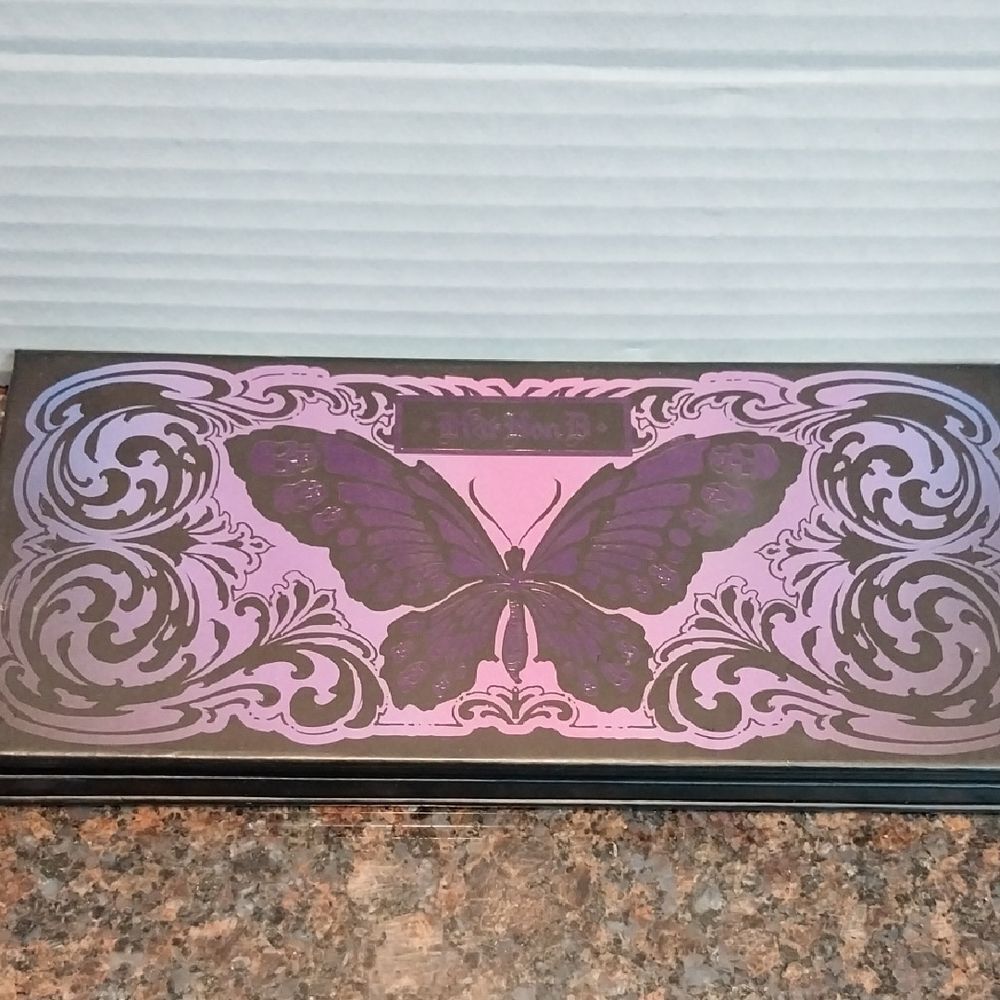 Kat Von D Purple and Pink Butterfly Decorative Box